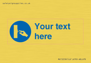 Custom Use Switch Sign